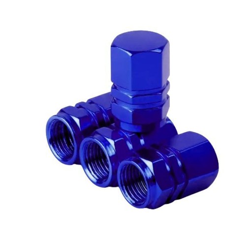 Valve dust caps blue for - dust,