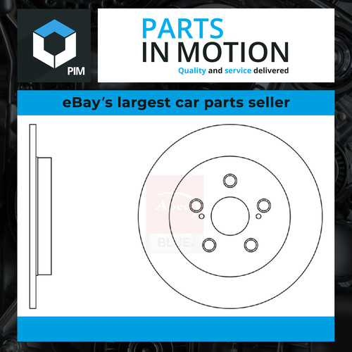 Brake discs pair solid - solid, fits