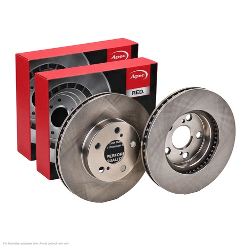 Apec front brake discs - front, for