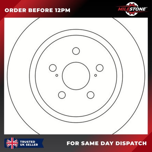 Brake disc for lexus - 1x,