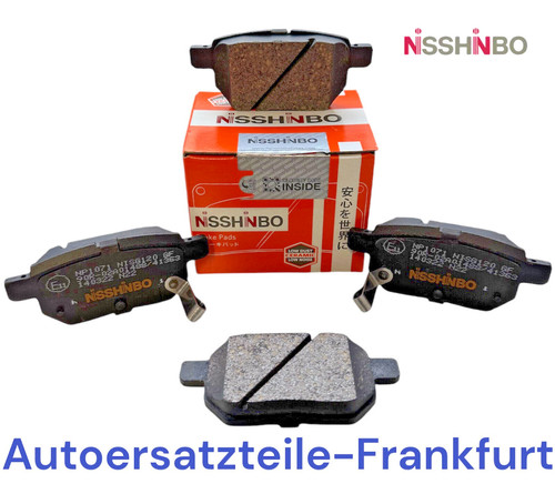 Nisshinbo rear brake pads for - pads,