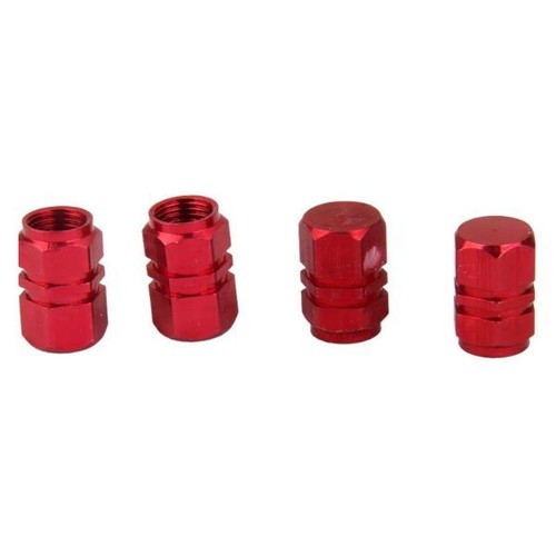 Valve dust caps red for - for, lexus