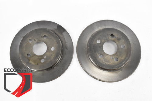 Brake discs rear set toyota - discs,