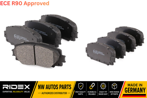 Front brake pad set toyota - front,