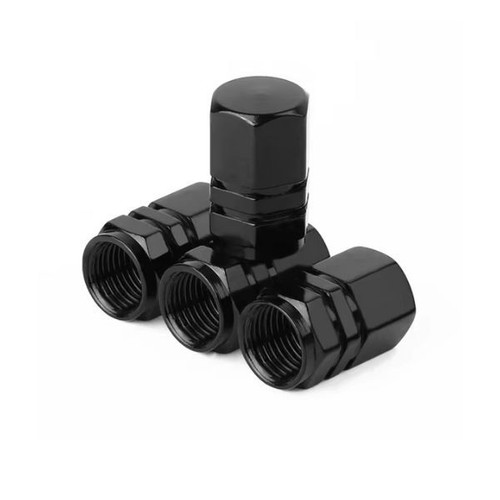 Valve dust caps black - caps,